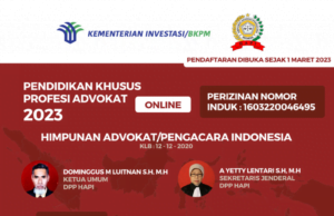 HAPI Kota Bandung Selenggarakan Pendidikan Khusus Profesi Advokat (PKPA)