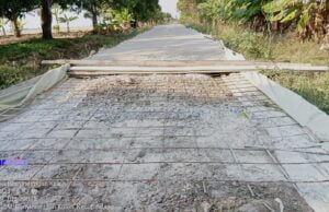 Masyarakat Kecewa, Proyek Pengerasan Jalan JUT Desa Panyindangan Kulon Dikerjakan Asal-Asalan