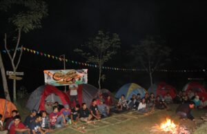 PMII ITSNUGelar Malam Keakraban di Wisata Kalipaingan