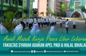 Pasca Libur Lebaran, Lapas Kelas IIA Jember Gelar Apel dan Halal Bihalal