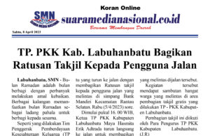 TP PKK Bangodua Bagikan Ratusan Paket Takjil